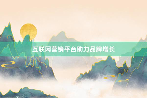 互联网营销平台助力品牌增长